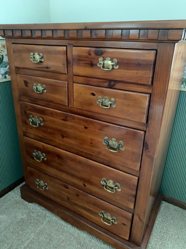 Chest of Drawers w/7 Drawers. This is 478" T x 36" W x 19" D - As Pictured