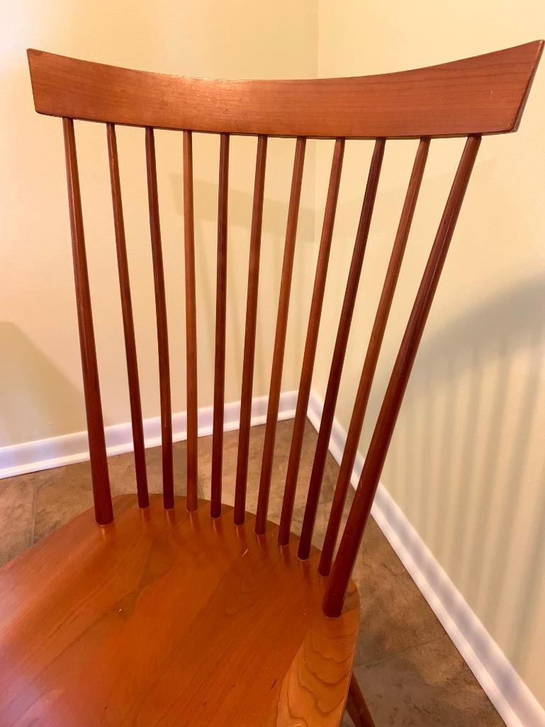 Shaker Style Dining Room Set w/4 Chairs. This is 30" T x 62" L x 38" W. Has Some Scratches from Use