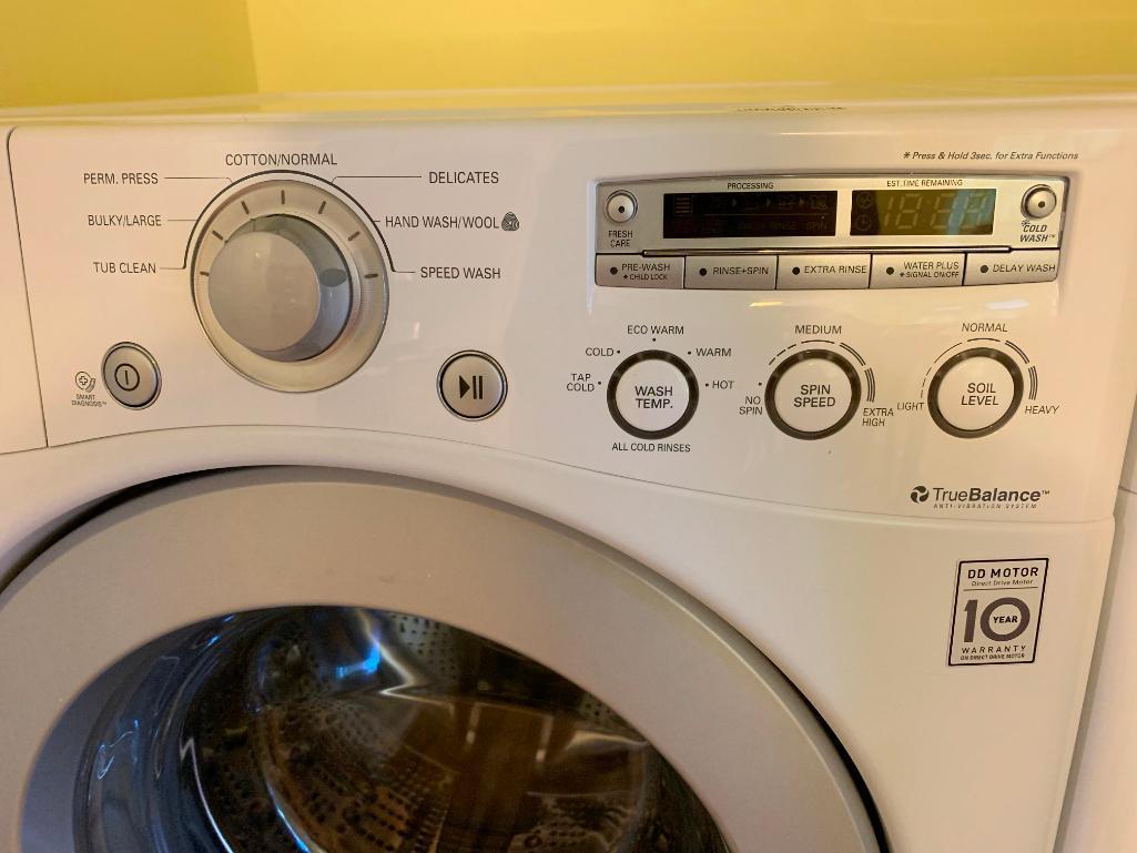 LG Inverter Direct Drive Front Load Washer Model #WM2250CW. Working in the Home. Like New