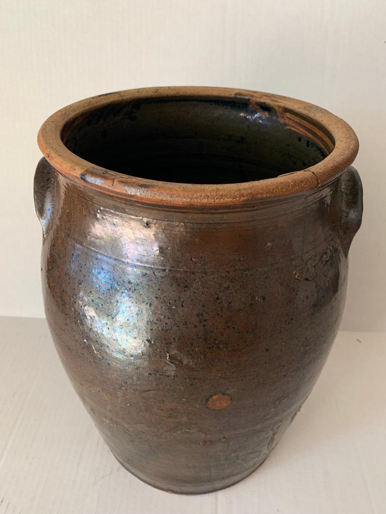 Antique Crock w/Cracking. This is 12" Tall