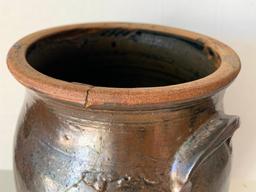 Antique Crock w/Cracking. This is 12" Tall