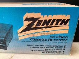 Zenith VR4225HF Video Cassestte Recorder/ HI-FI New in Box