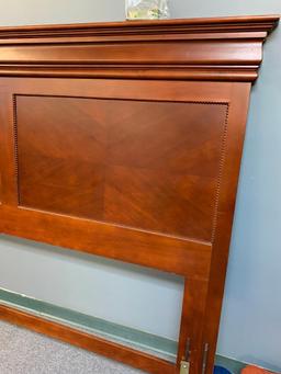 61" x 85" California King Size Headboard Incl Hardware. Has Large Scratch on Front. As Pictured