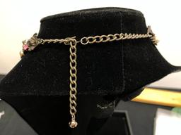 10" Rhinestone Choker Necklace.