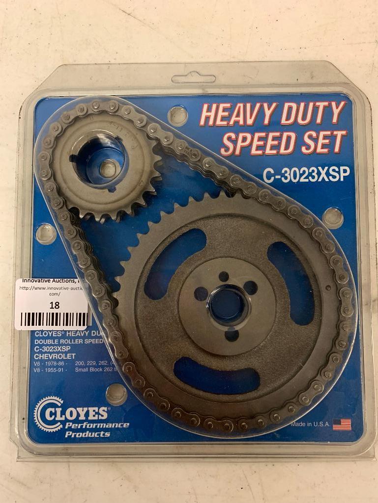 Cloyes Performance Products Heavy Duty Double Roller Speed Set in Package