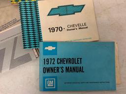Vintage 70's GM Owners Manuals