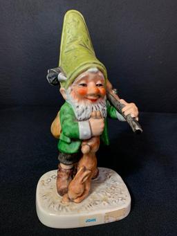 Vintage German Hummel Co-Boy Gnomes "John The Hunter". This is 8" Tall