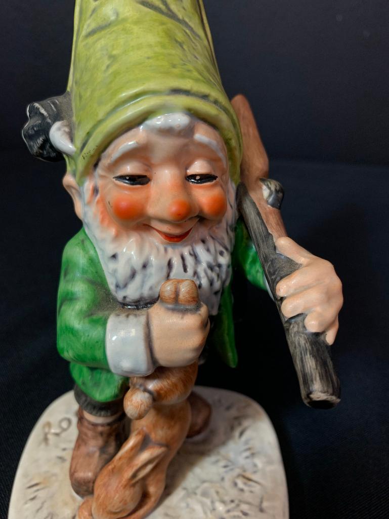 Vintage German Hummel Co-Boy Gnomes "John The Hunter". This is 8" Tall