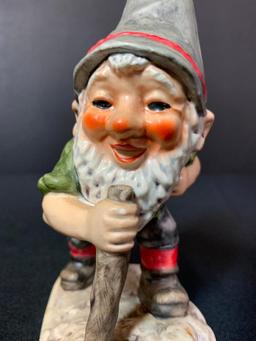 Vintage German Hummel Co-Boy Gnomes "Monty The Mountain Climber". This is 8" Tall
