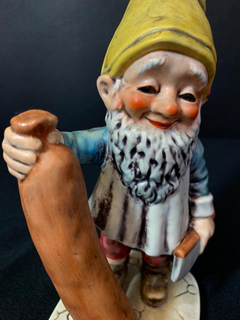 Vintage German Hummel Co-Boy Gnomes "Wim The Court Supplier". This is 8" Tall