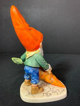 Vintage German Hummel Co-Boy Gnomes "Robby The Vegetarian". This is 8" Tall