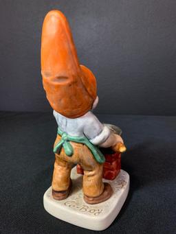 Vintage German Hummel Co-Boy Gnomes "Carl The Cook". This is 8" Tall