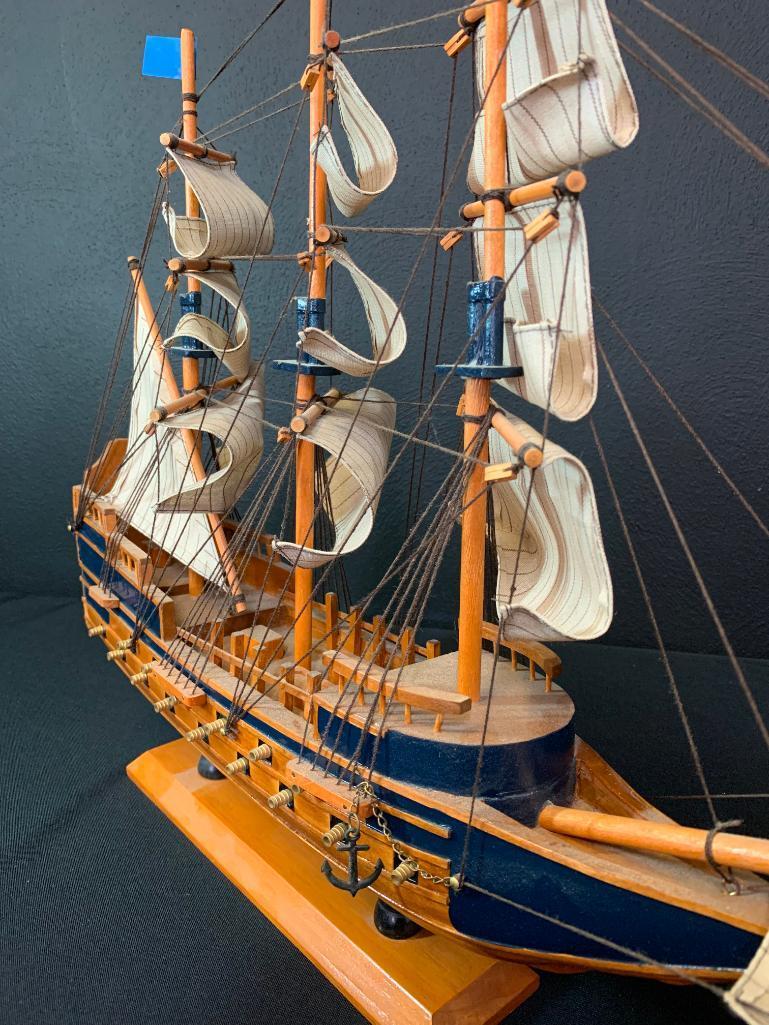 17" x 21" Queen Anne Revenge Replica Ship.