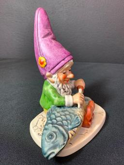 Vintage German Hummel Co-Boy Gnomes "Fips the Fish Man". This is 8" Tall