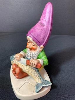 Vintage German Hummel Co-Boy Gnomes "Fips the Fish Man". This is 8" Tall