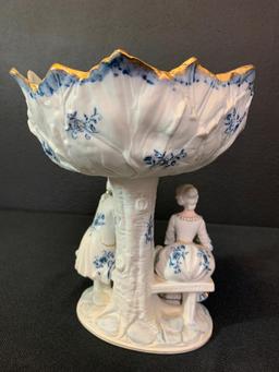 9" Royal Meridian Handgemalt Porcelain Victorian Style Figurine by Noritake. This is Not Marked