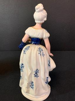 10.5" Royal Meridian Handgemalt Porcelain Victorian Style Figurine by Noritake