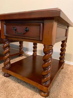 Single Drawer Side Table by Hooker Furniture. This is 25" T x 28" D x 24" W