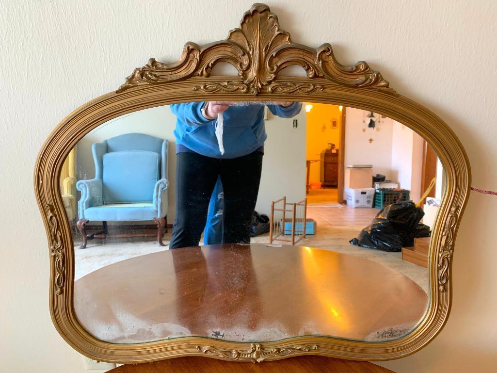 24" x 27" Antique Mirror