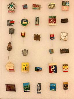 Collector Lapel Pins from Former Soviet Republics