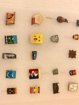 Collector Lapel Pins from Former Soviet Republics