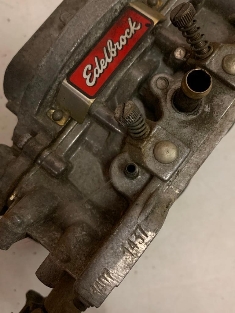 Used Edelbrock 4 Barrel Carburetor #1407 1437 8867