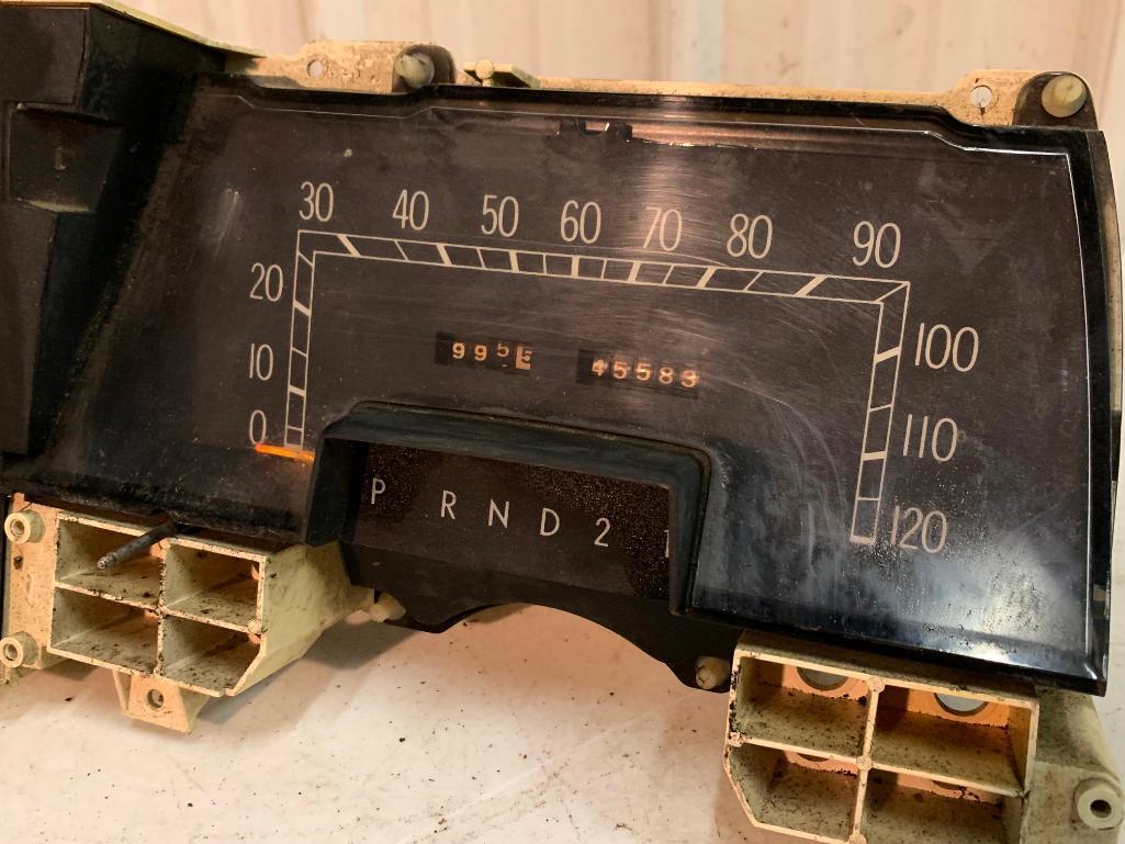 Marked as '74 Chrysler Gauge Cluster