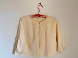 Vintage Ladies Christian Dior Bed Jacket Size S