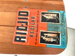 31" x 40" Antique Rid-Jid Ironing Board by J.R Clark Co