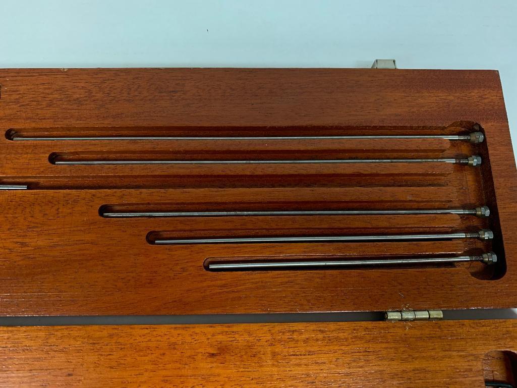 Brown and Sharpe Depth Mics in Wooden Box