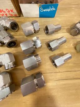 1" Swagelok Fittings Hand Valves and Check Valves-Unused