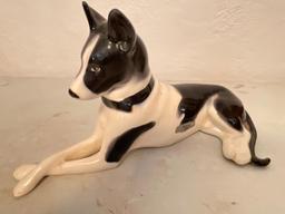 Porcelain Figurine of Prince the Show Dog. This is 10" in Length