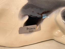 Porcelain Figurine of Prince the Show Dog. This is 10" in Length