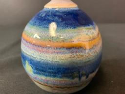 5" Handmade Original Pottery Vase. Signed by Artist '82
