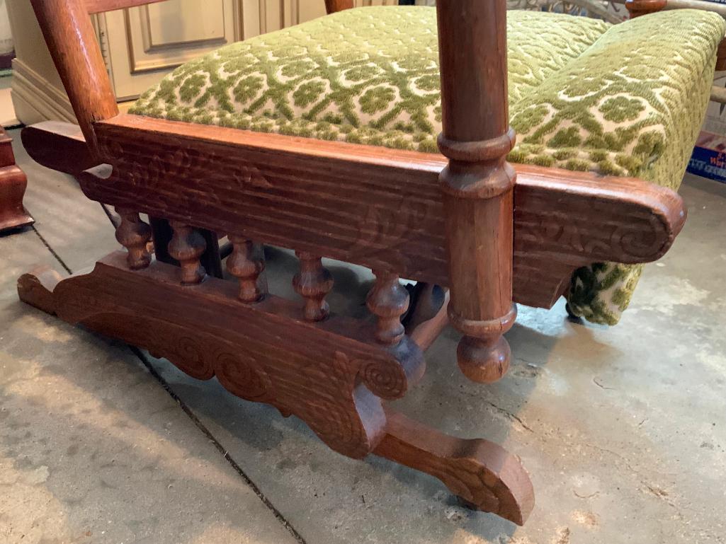 Antique Rocking Chair. This is 46" Tall. Very Nice!