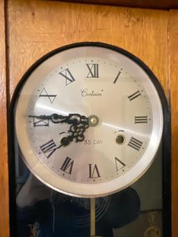 11.5" x 27" Centurion 35 Day Pendulum Wall Clock
