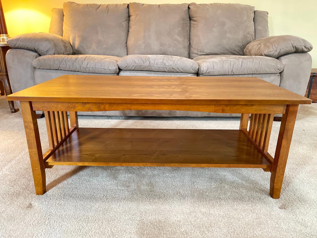 Shaker Style Coffee Table. This is 16" T x 40.5" L x 20" W