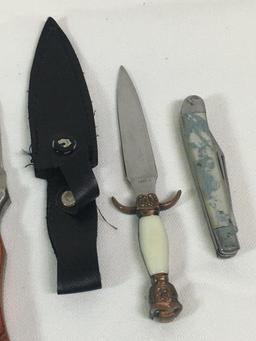 Group of 5 Vintage Pocket Knives