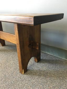 Handmade Wood Bench by Owner