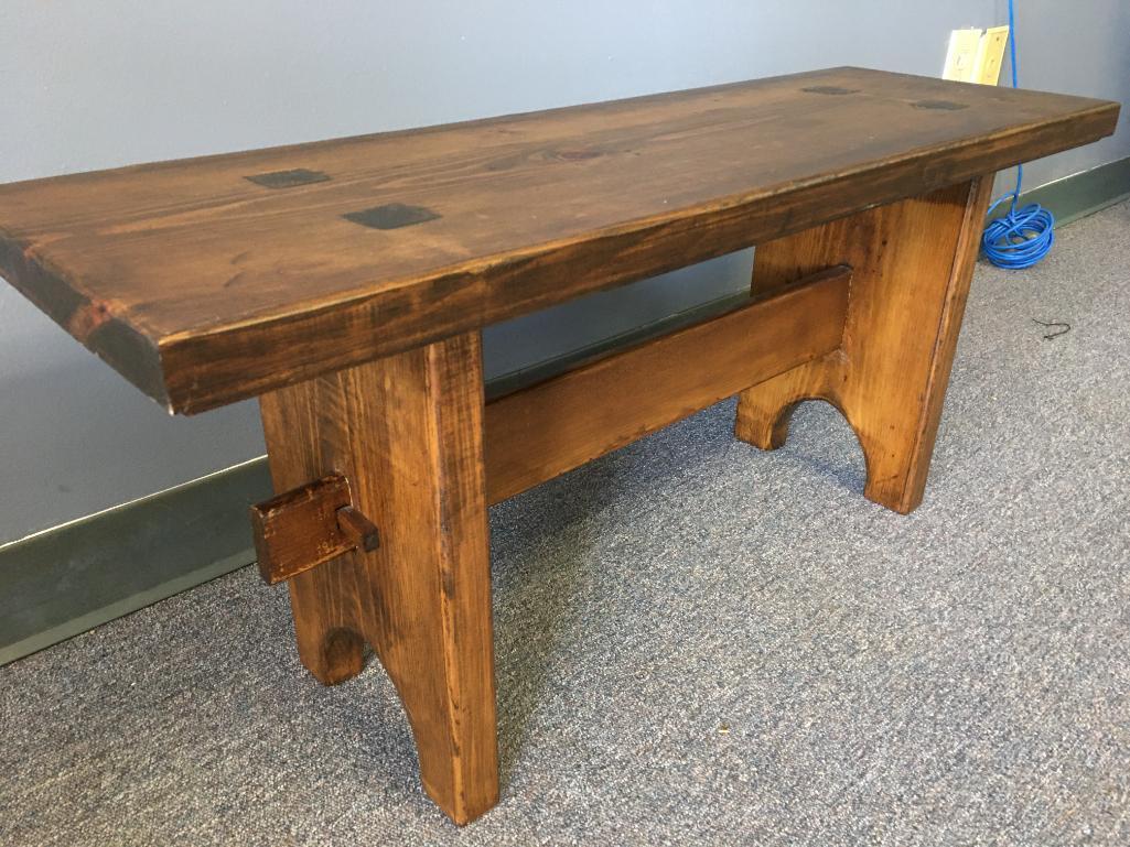 Handmade Wood Bench by Owner