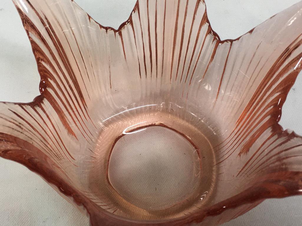 Pink Depression Glass Bowl