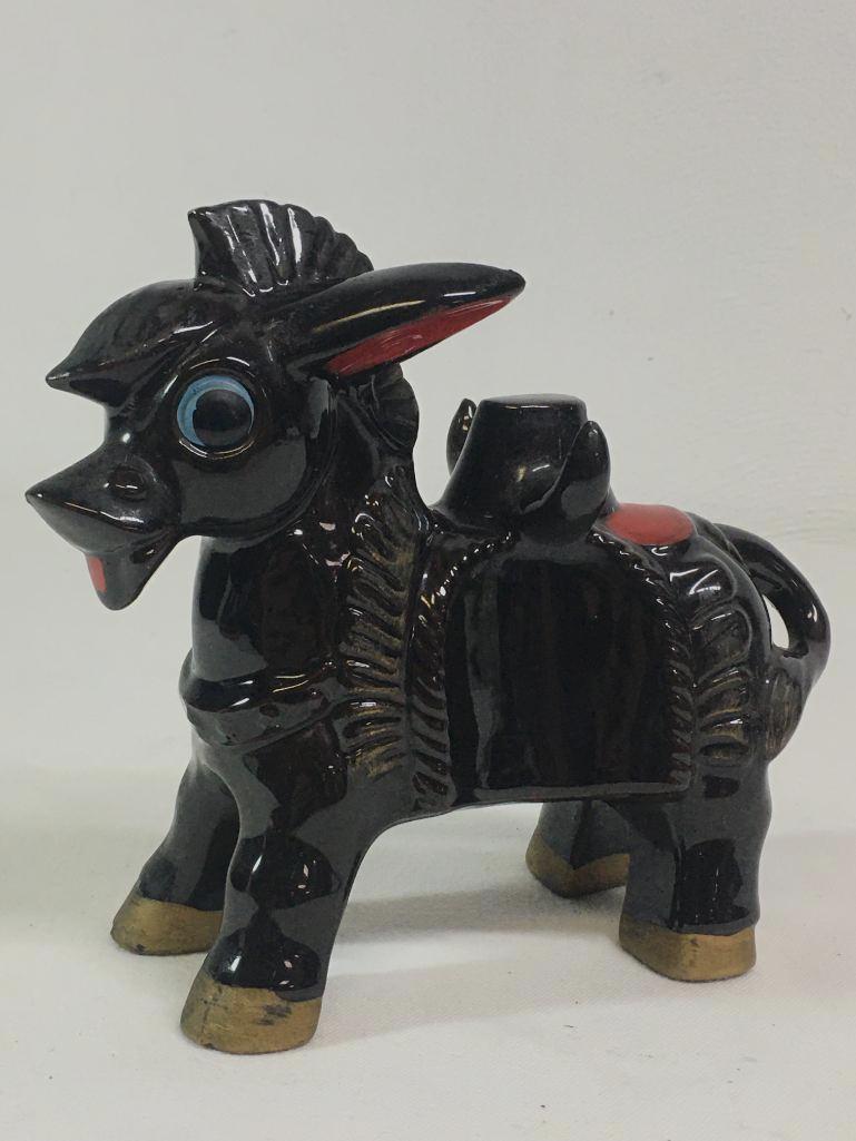 Porcelain Donkey Made in Japan