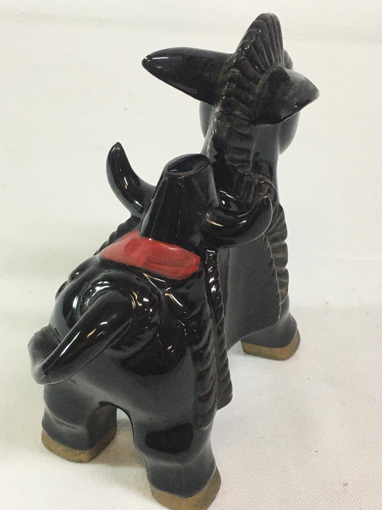 Porcelain Donkey Made in Japan