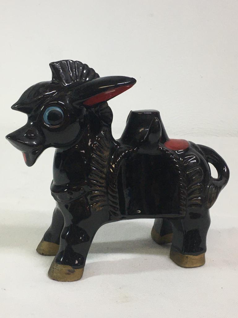 Porcelain Donkey Made in Japan