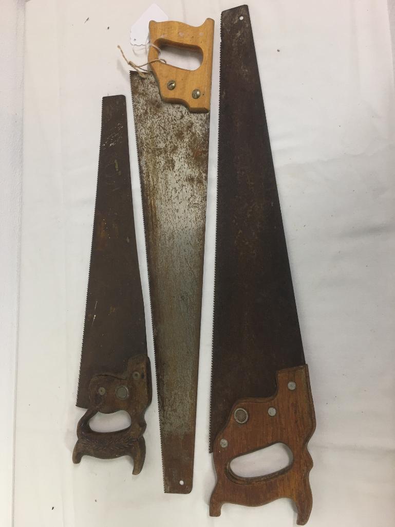 Group of 3 Handsaws