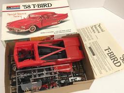 Vintage Monogram 1/24 Scale Model '58 T-Bird