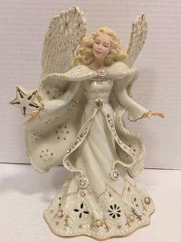 Lenox Florentine & Pearl Lighted Christmas Angel