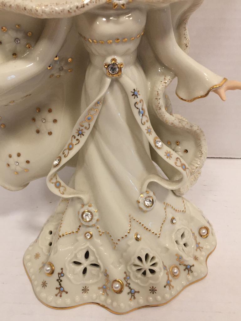 Lenox Florentine & Pearl Lighted Christmas Angel