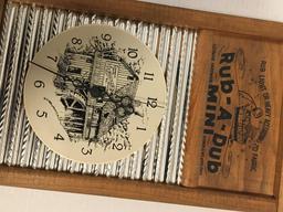 Washboard Clock