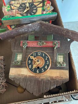 Group of Mini Antique Coo Coo Clocks